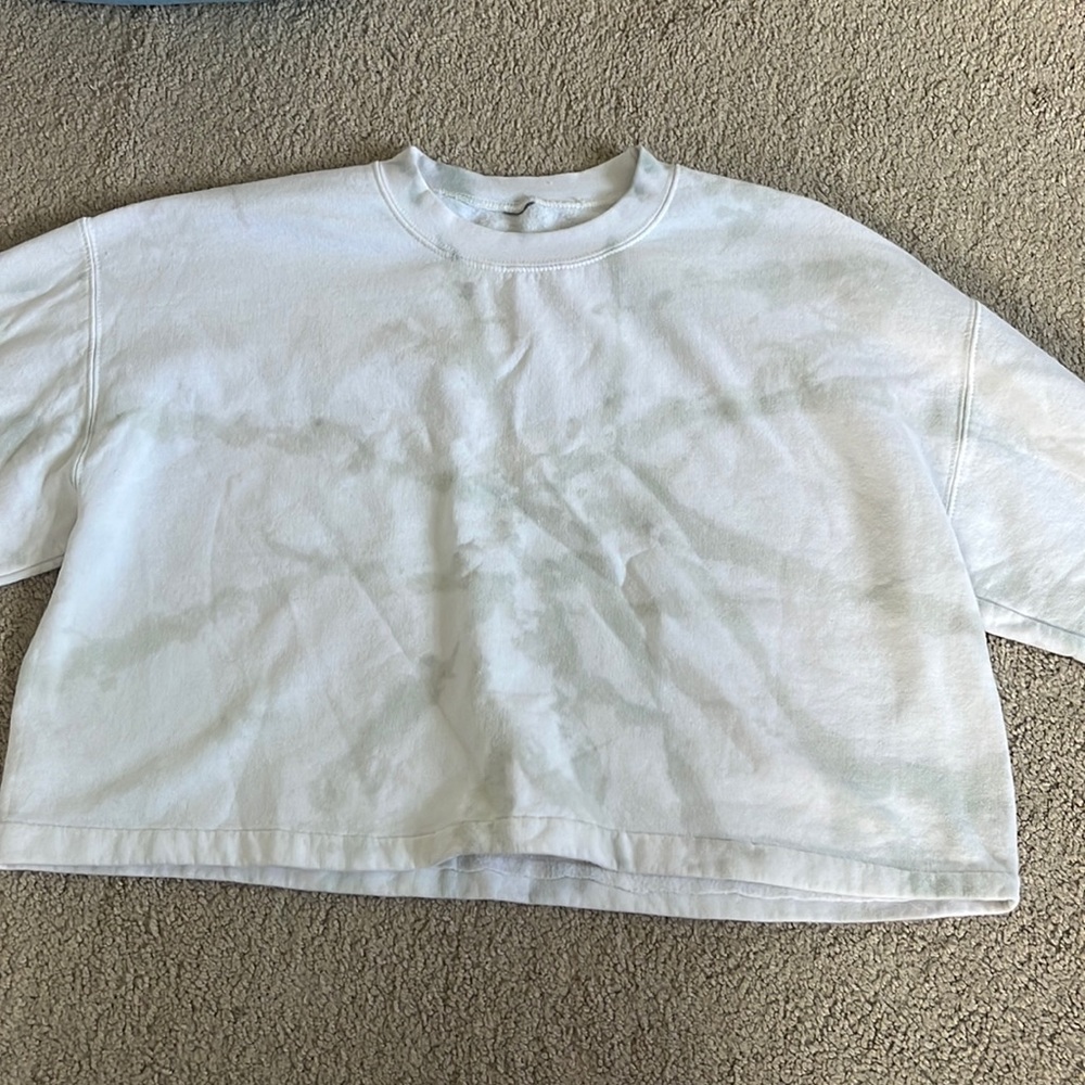 Tie-dyed crewneck